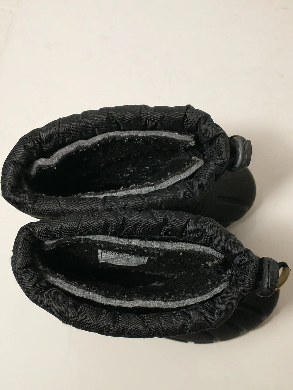 Sorel Cub Winter Boots, Waterproof / Warm, Size 12, Black, Removable Felt Liners